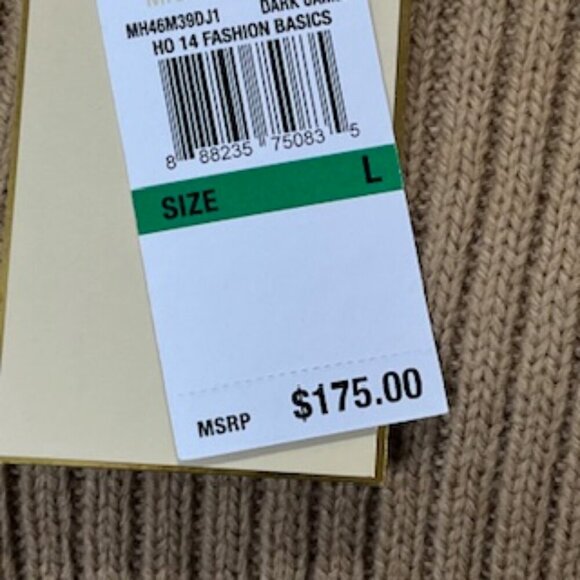 NEW Michael Kors Faux Fur And Sweater Knit Vest Zip Front Women’s‎ Sz Large NWT - Picture 11 of 14